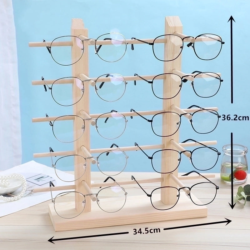 Minimalist Geometric Solid Wood Jewelry Display