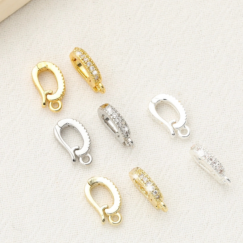 10 PCS/Package Copper Solid Color Pendant