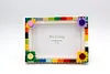 Sunflower DIY Building Block Photo Frame Kit,Creative Handmade Assembled Photo Frame Handmade Craft Gift Home Tabletop Display Decor