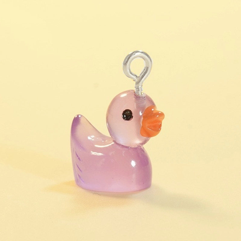 Luminous Diy Jewelry Resin Accessories Handmade Material Keychain Pendant Bracelet Sheep Eye Nail Little Duck