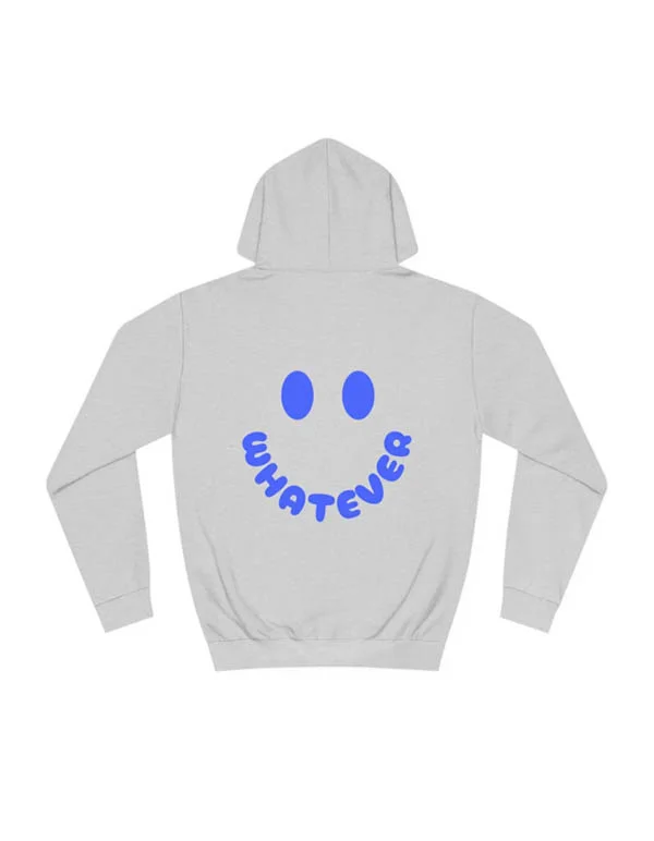 Whatever Smiley Hoodie  August Lemonade