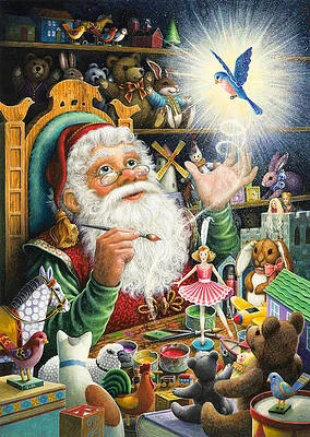 Santa claus 40*60CMCM(Canvas) Diamond Painting gbfke