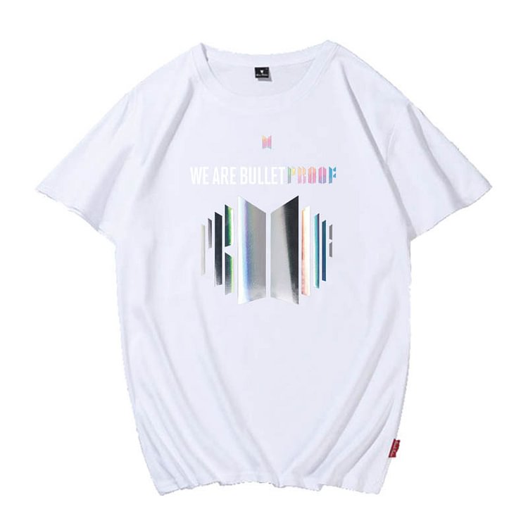 BTS WF ARE BULLETPROOF Creative Candy Color T-shirt