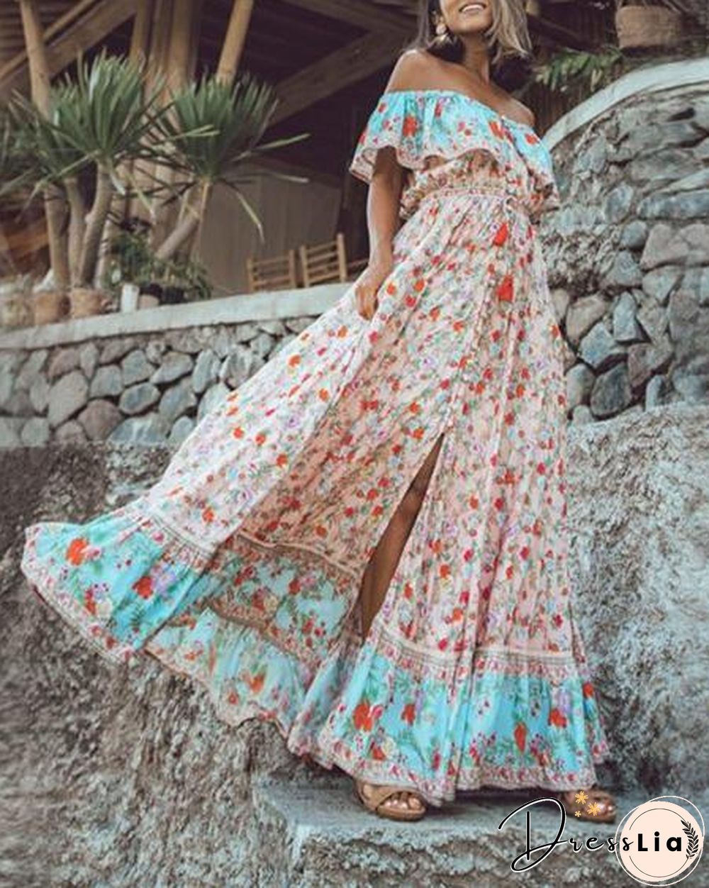 Fashion Summer Vacation Dress Maxi Dresses
