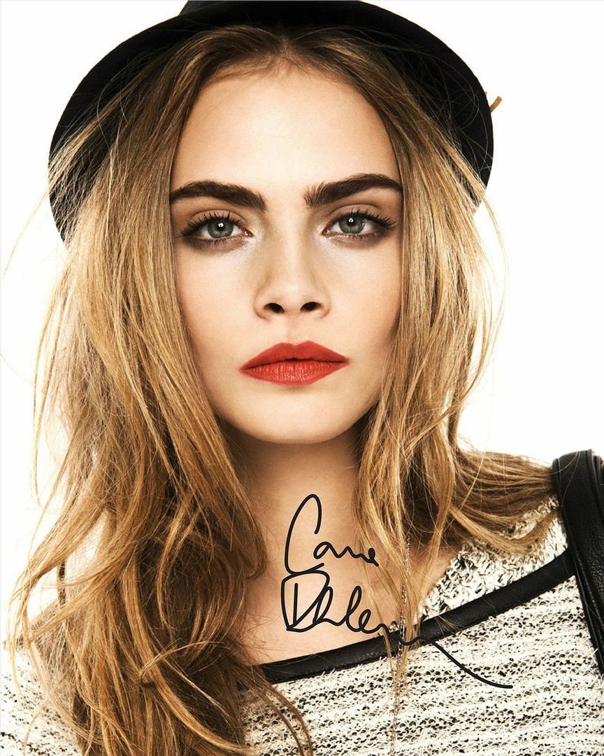 Cara Delevingne Autograph Signed Photo Poster painting Print 7