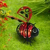 In-Sect Simulation Light with Elastic Spring Lights Decorations Figurine Solar Hanging Flying Insects Lamp for Outdoor