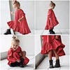 Kid Baby Girl Ruffled Loose Long Sleeve Round Neck Dress