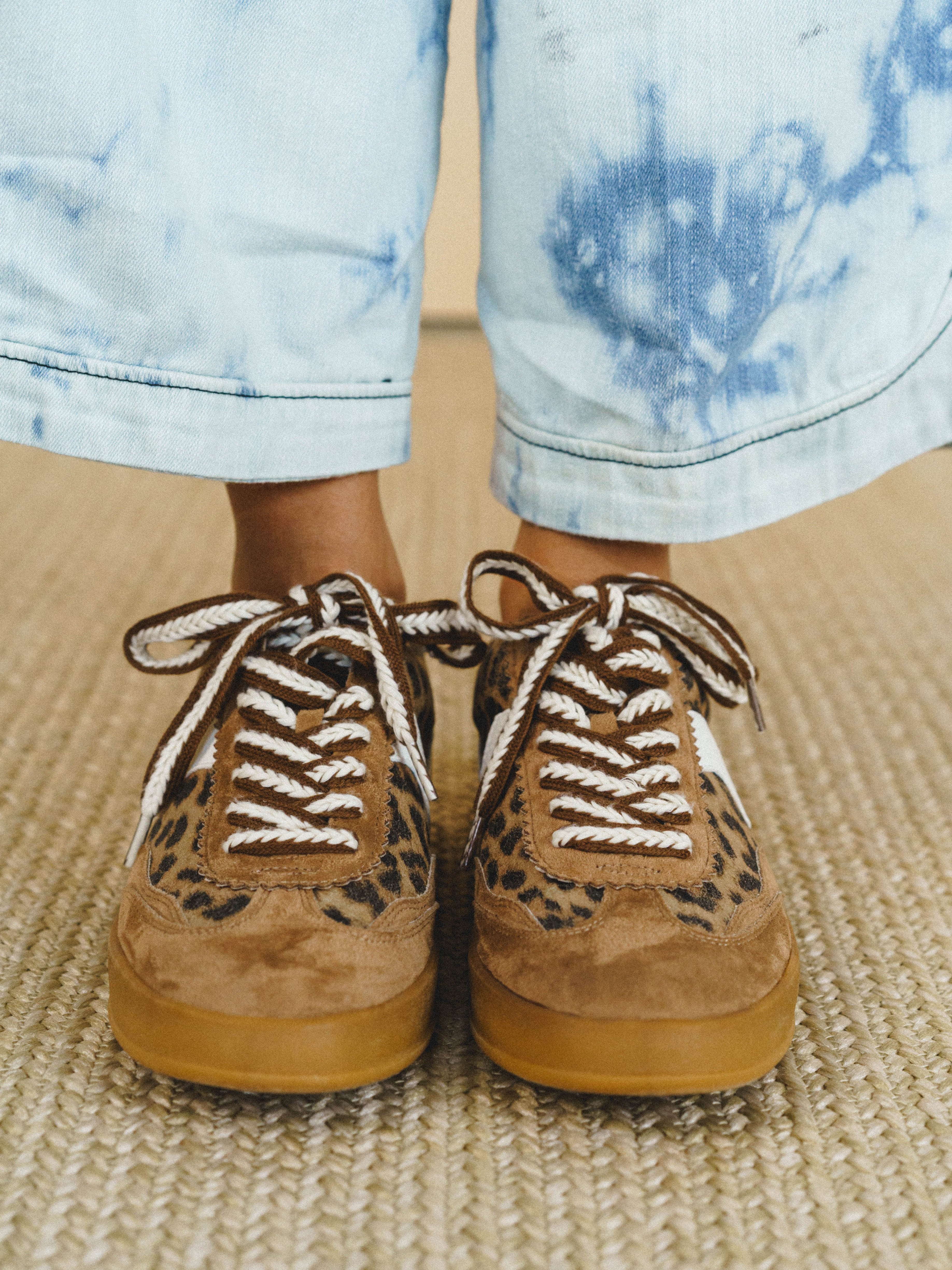 Destiny Sneaker - Coffee Leopard