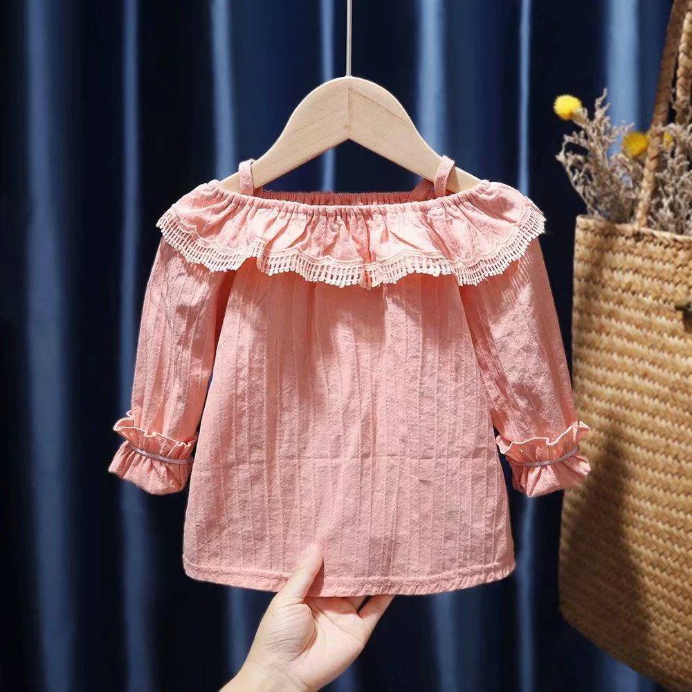 2pcs Dess Sets Dess And T Shirt Cotton Denim Baby Girls Dress Long Sleeve Child Clothing