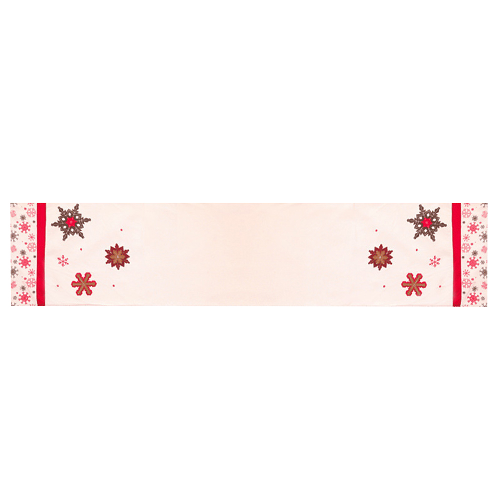 

Christmas Dining Table Flag Reusable Cloth Snowflake Protective Tablecloth, 501 Original