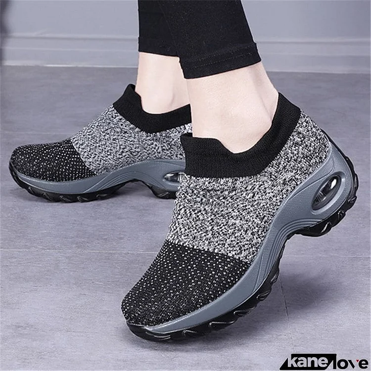 Women's Ultra Cozy Thick Sole Lightweight Slip on Sneaker Shoes