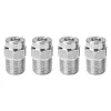 4pcs Pressure Washer Surface Cleaner Nozzles Replacement Thread Type Tips