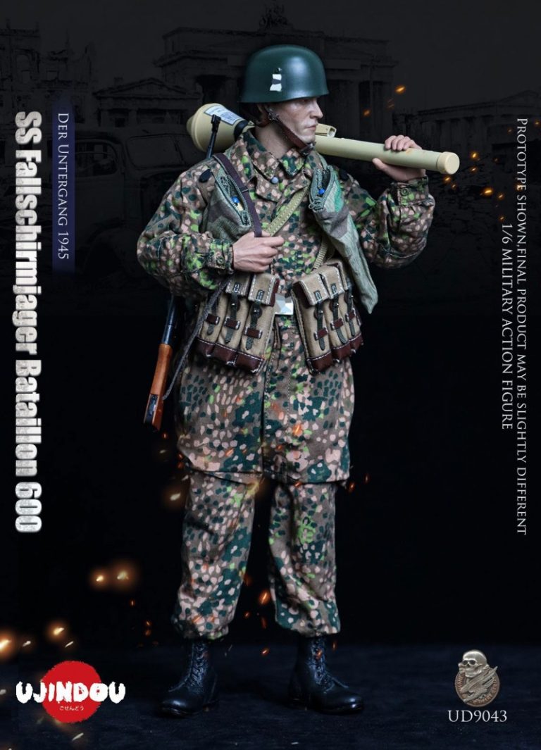 UJINDOU - Original SS Fallschirmjager Bataillon 600 Der Untergang 1945 UD9043 (Licensed) Action Figure-