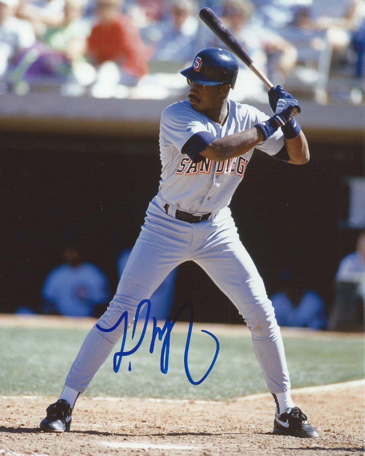 Fred McGriff Signed 8×10 Photo Poster painting San Diego Padres Autographed COA & Proof