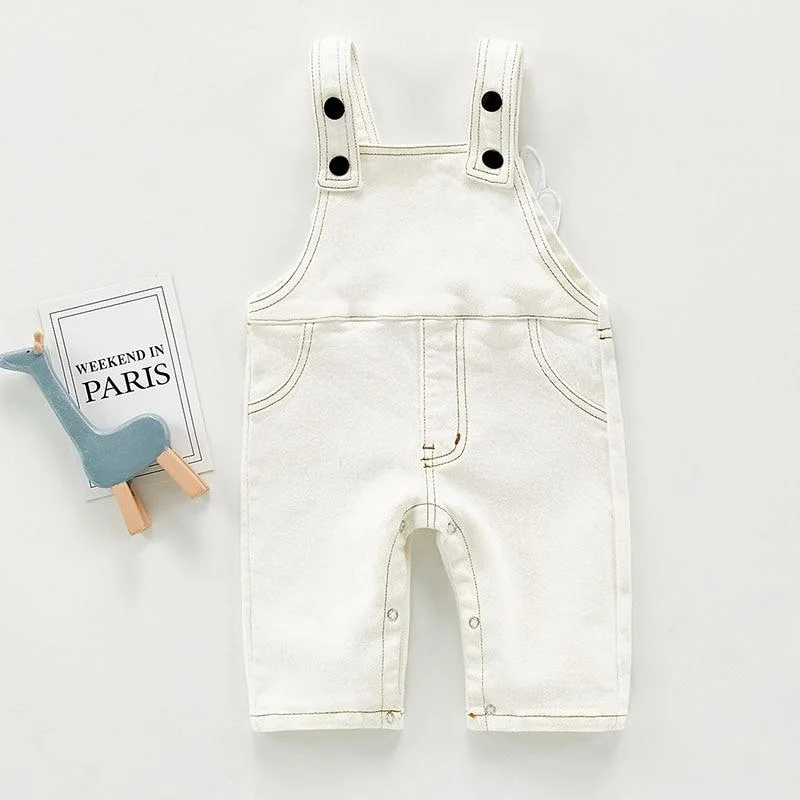 New 2020 Spring Newborn Boys Girls Cowboy Braces Jumpsuits Clothes Baby Boys Girls Rompers Children Braces Rompers 0-3Yrs