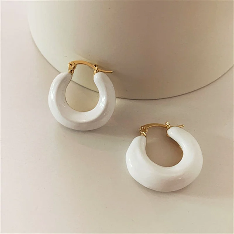 Aspyn Glaze Hoop Earrings
