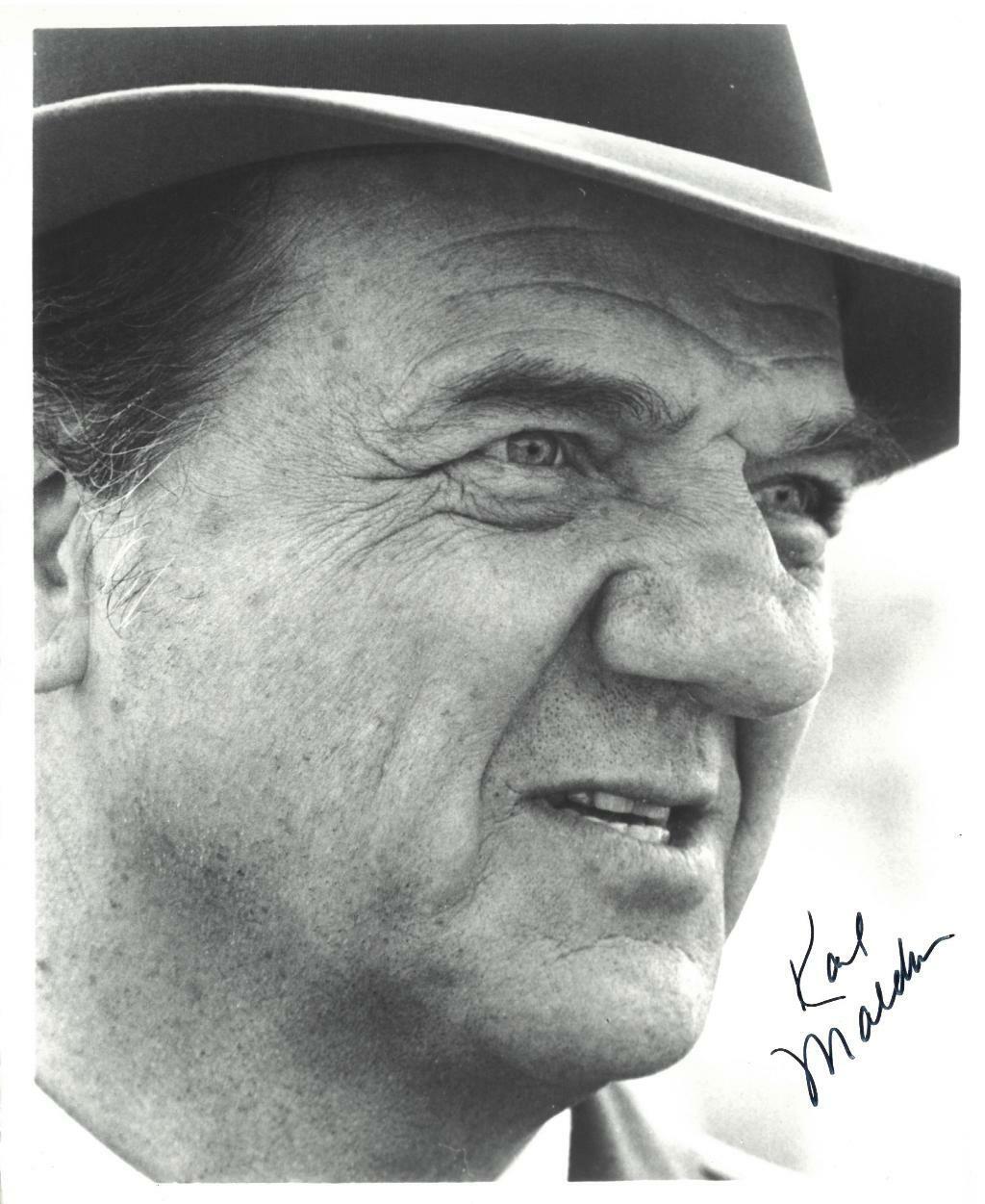 Karl Malden Signed Streets of San Francisco Auto 8x10 Photo Poster painting BECKETT #S97171