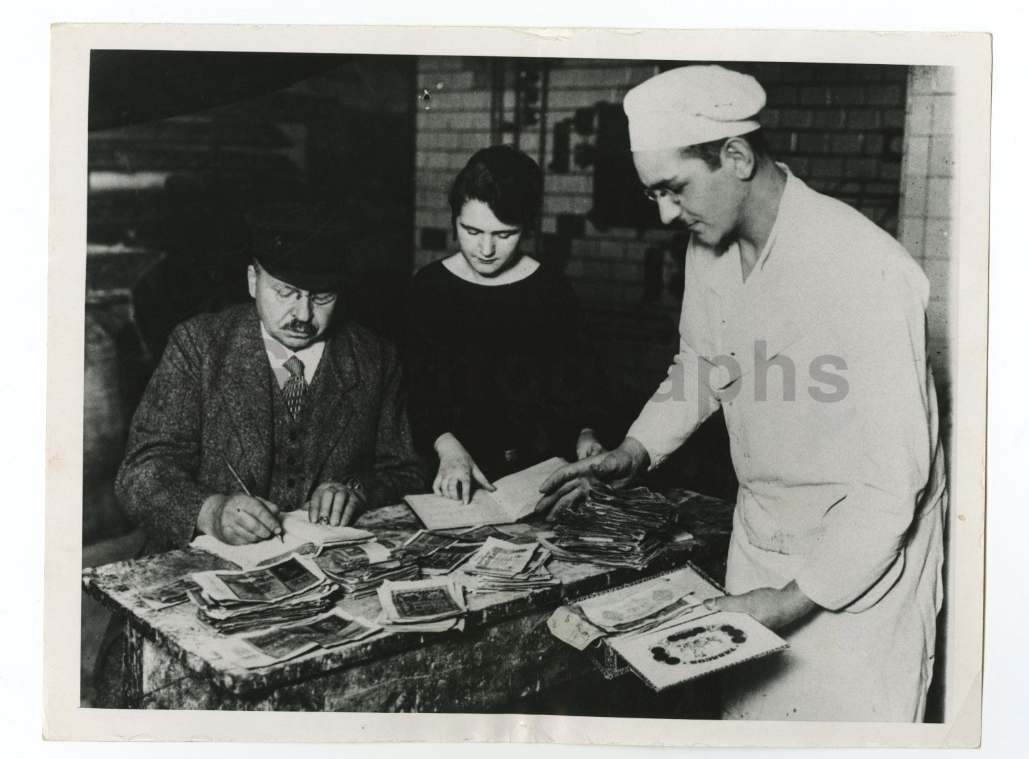 German History - Silver Wages - Vintage 7x9 Photo Poster paintinggraph