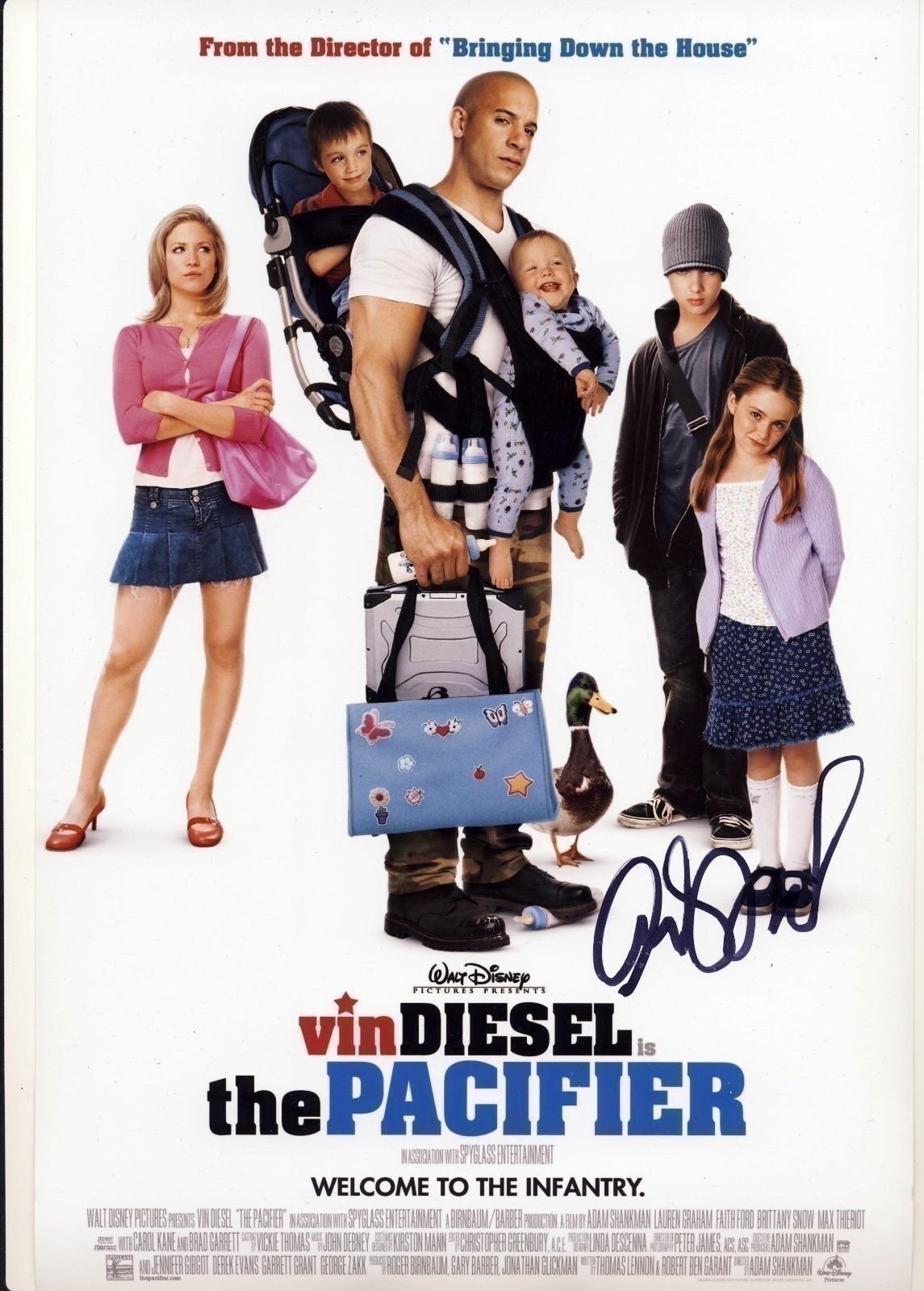 Adam Shankman Autograph Director THE PACIFIER Signed 12x8 Photo Poster painting AFTAL [3732]