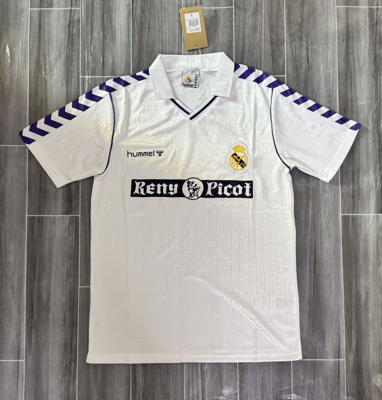 Retro Real Madrid 89/90 Home Football Shirt Thai Quality