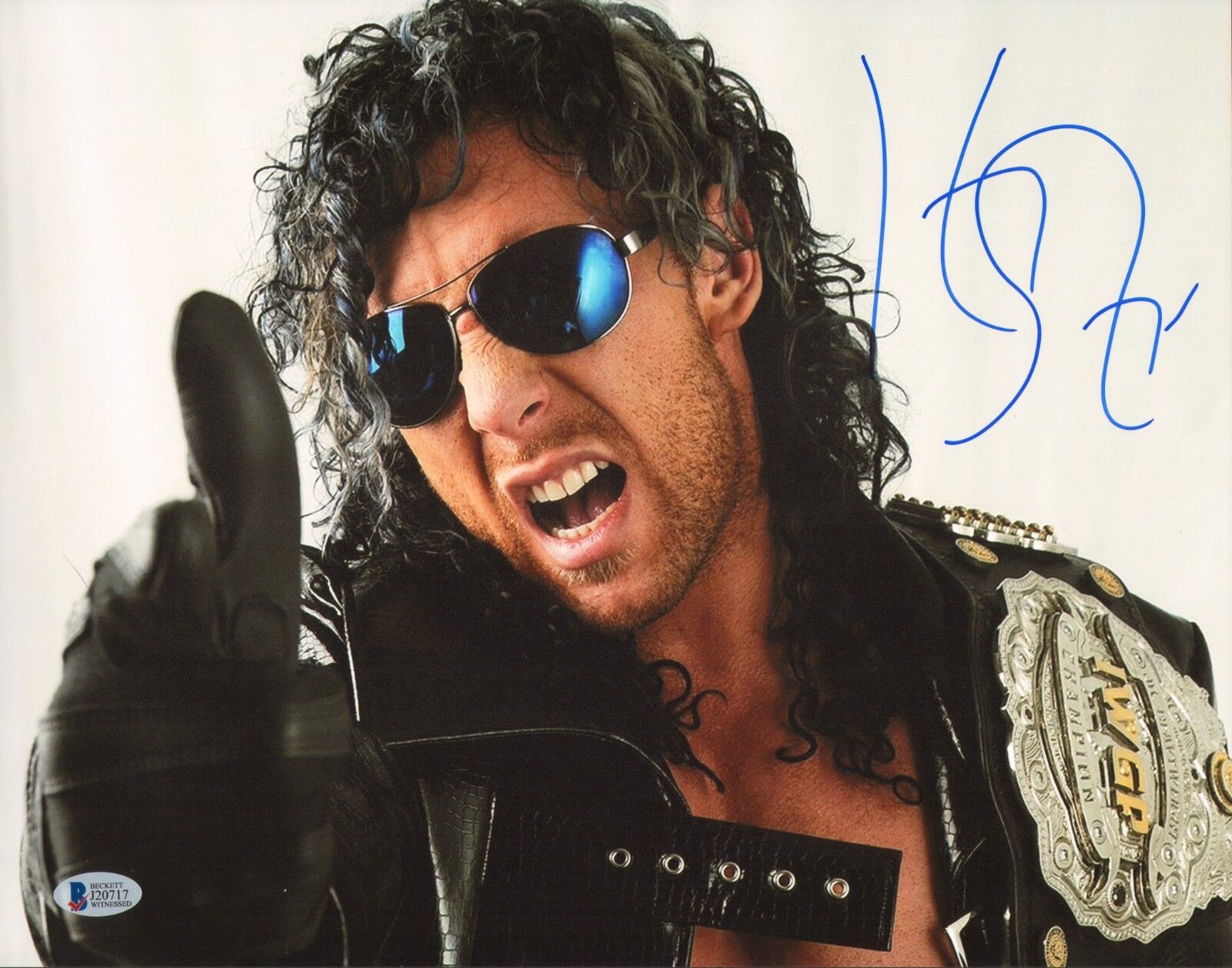 Kenny Omega Signed 11x14 Photo Poster painting BAS COA New Japan Pro Wrestling Bullet Club AEW 4