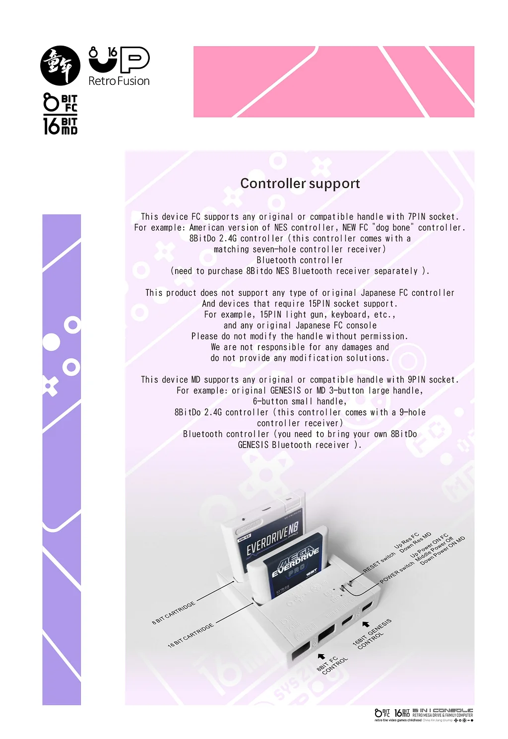MD/FC LITE 2in1