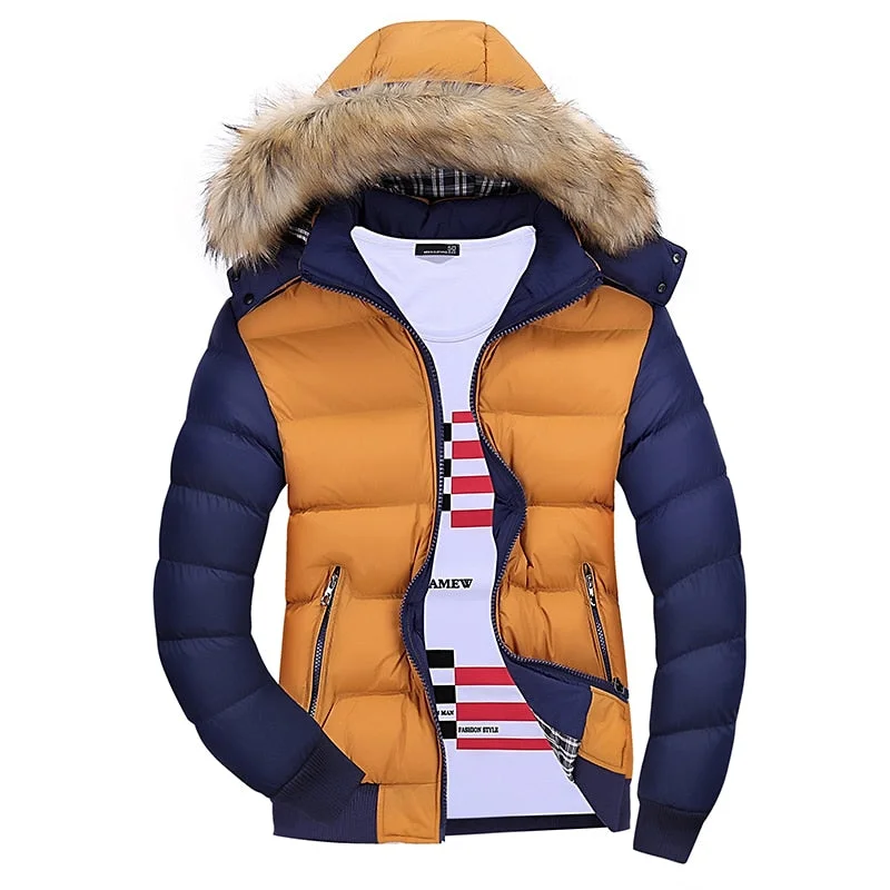 Winter Jacket 2020 New Men's Cotton Coat Korean Version of The Trend of Student Men's Autumn and Winter Cotton Coat Men