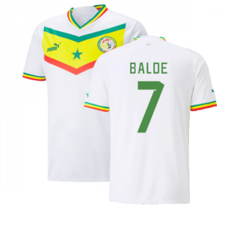 Maillot Sénégal Keita Baldé 7 Domicile Coupe du monde 2022