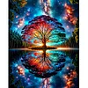 (US Only)Paint By Numbers Kit On Canvas DIY Oil Art Tree Picture Home Wall Decor40x50cm