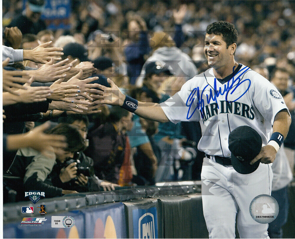 Edgar Martinez Seattle Mariners signed 8x10 autographed Photo Poster painting Reprint