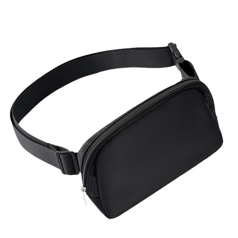 Unisex Small Polyester Solid Color Basic Classic Style Square Zipper Fanny Pack