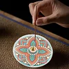 4pcs DIY Diamond Painting Incense Tray Incense Burner Stick Holder (Mandala)