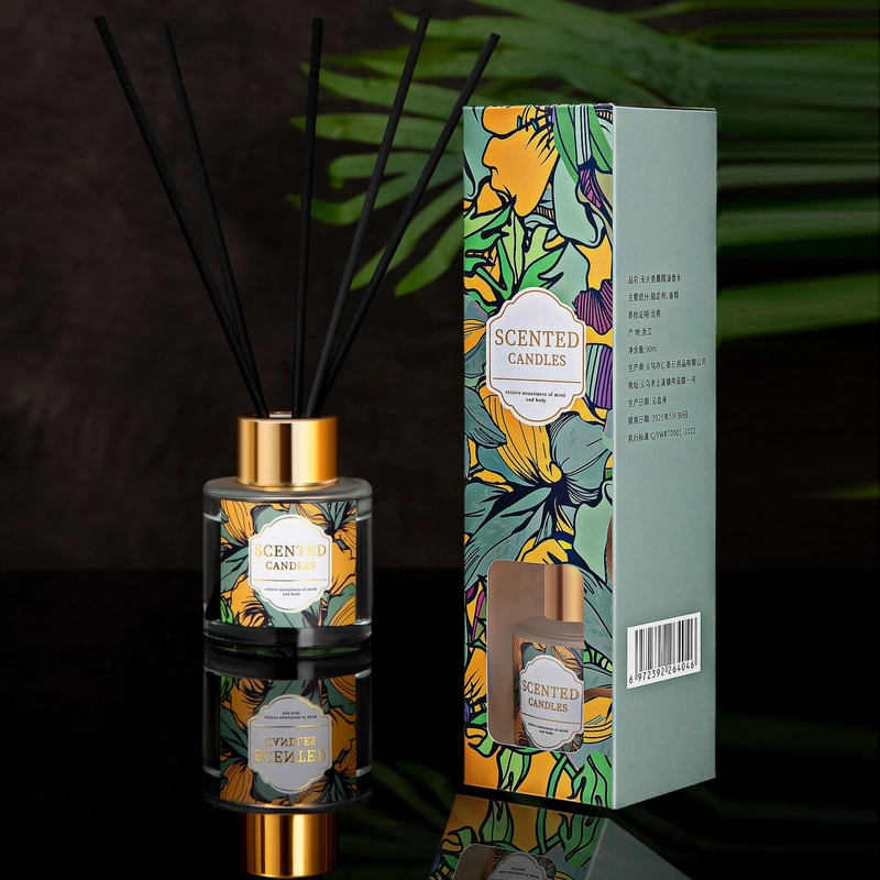 Elegant Minimalist Letter Liquid Rattan Home Fragrance