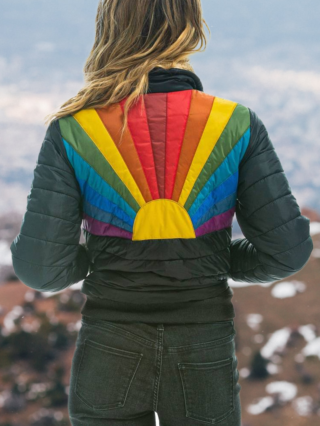 Women's Rainbow Sunburst Sun Jacket
