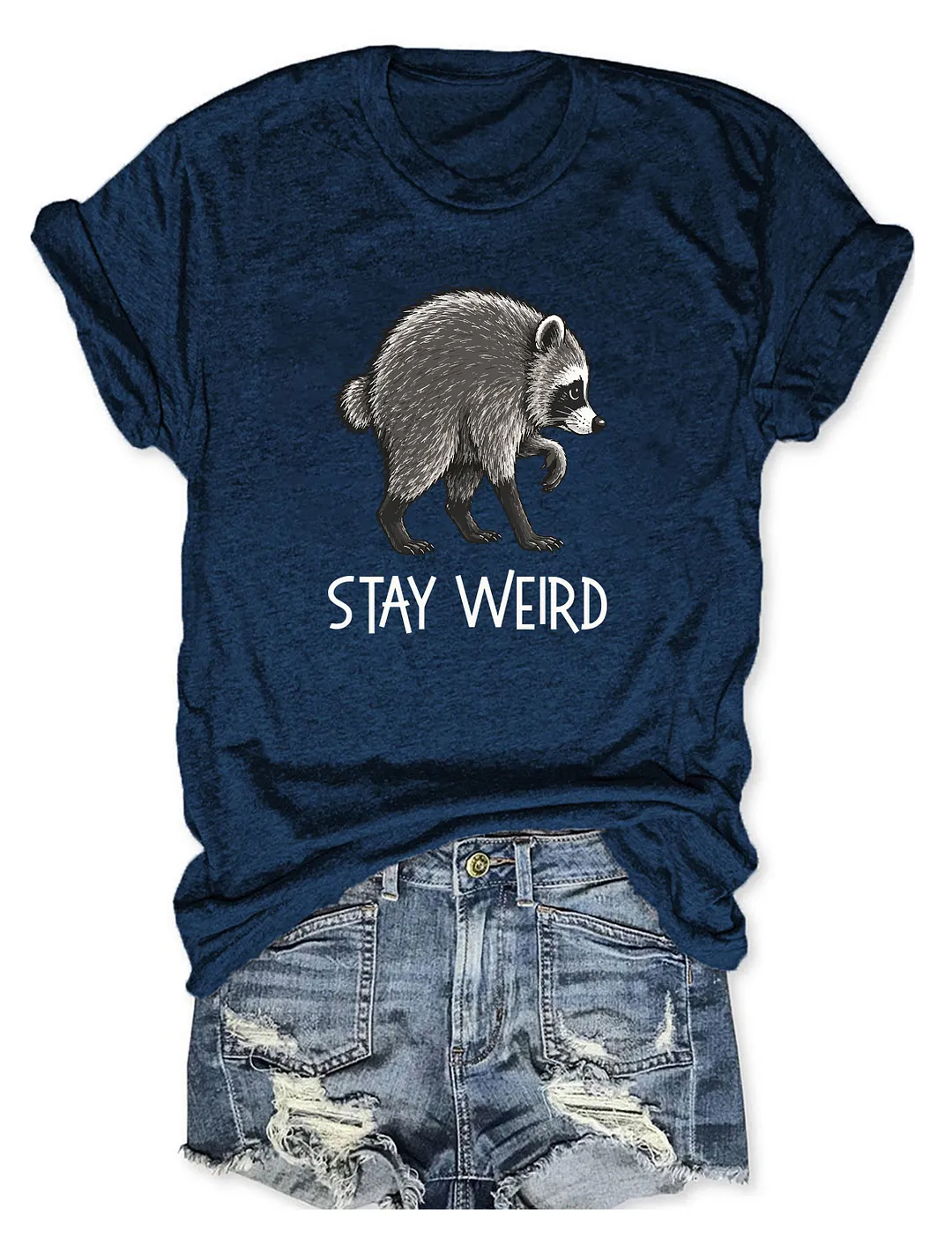 Stay Weird Jimothy Raccoon T-shirt