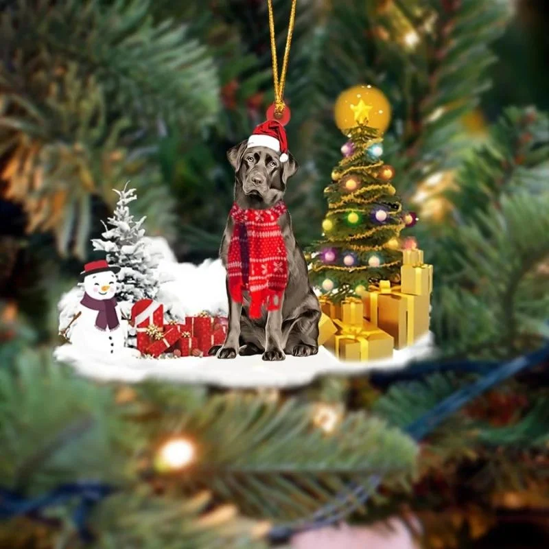 VigorDaily Labrador Retriever Christmas Ornament SM159