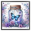 (US Local)Butterfly-18CT Stamped Cross Stitch Kit(50x50cm)