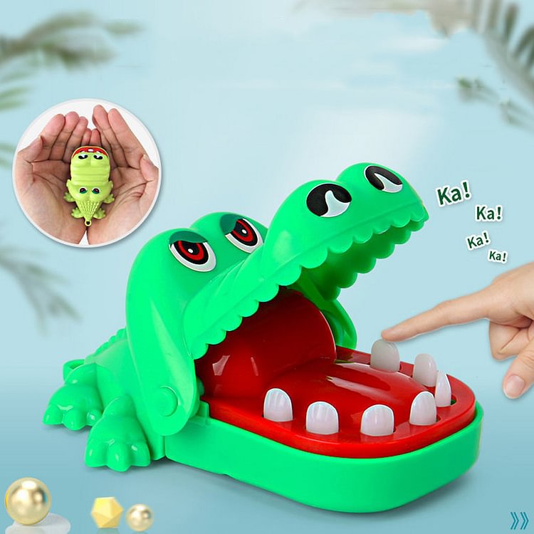 ToyTime Biting Crocodile Finger Game Figet Toys For Children Novelty Gifts Funny Gadgets Kids Boys Girls Prank Stuff Toy 