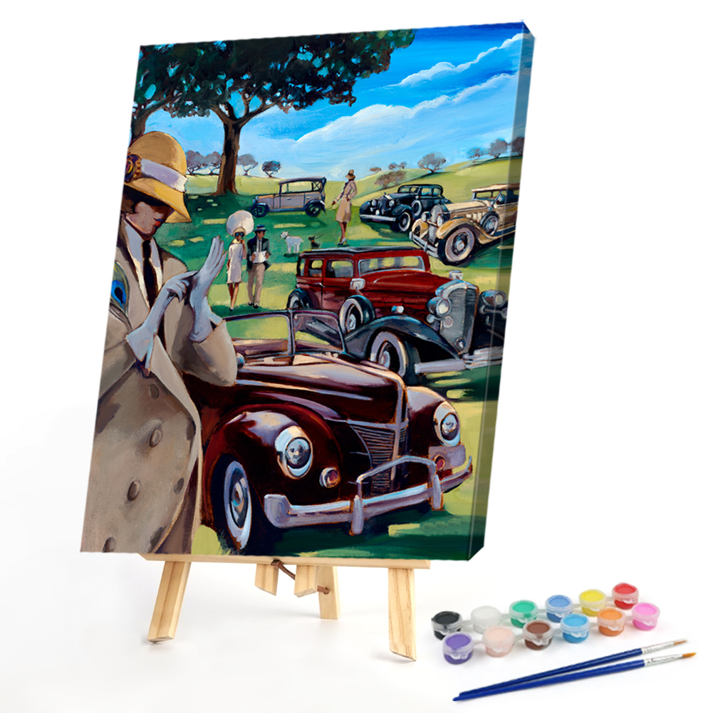 

40*50CM - Paint By Numbers - Outdoor View, 501 Original