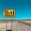 Free Beer Tomorrow - Vintage Metal Signs - 20*30cm/30*40cm - Warning