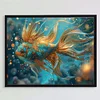 Diamond Painting-DIY Full Round Drill Gold Powder Betta Fish(40*50CM)