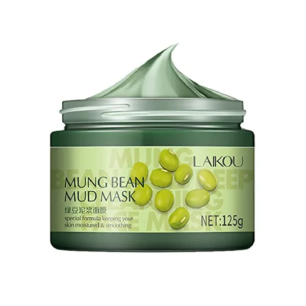 EELHOE Green Tea Clay Mask, Deep Cleansing & Moisturizing Facial Mud Mask for Acne, Blackheads, Pores, Wrinkles, Skincare Masks for Women & Men