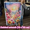 Luxury AB Velvet Diamond Painting Kit - Magical Candy Flower Field