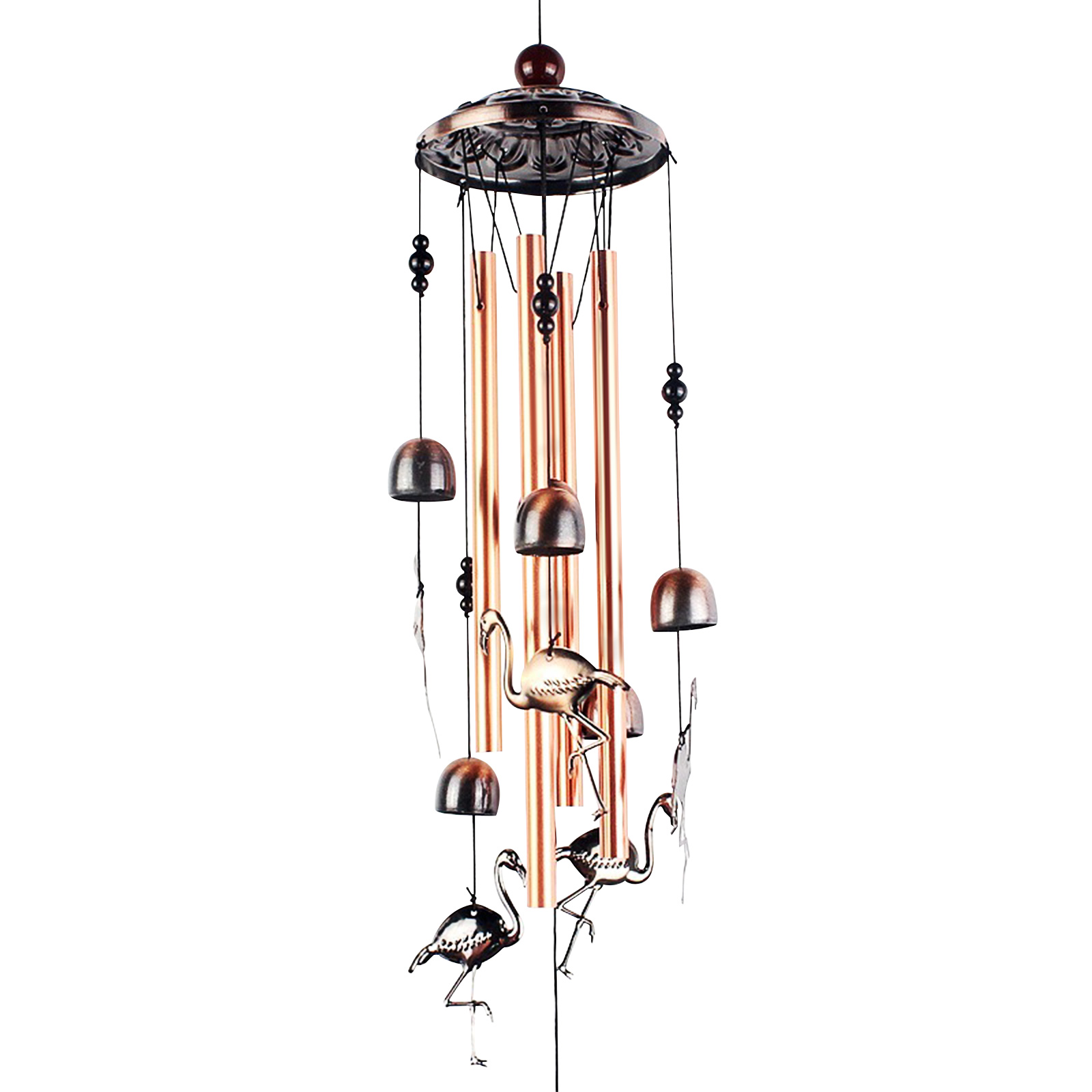 

Bird Wind Chimes for Outside with Aluminum Alloy Tubes and S Hook Decor, 501 Original