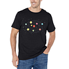 Planet Of The Universe Printed Men's Short Sleeves T-Shirt