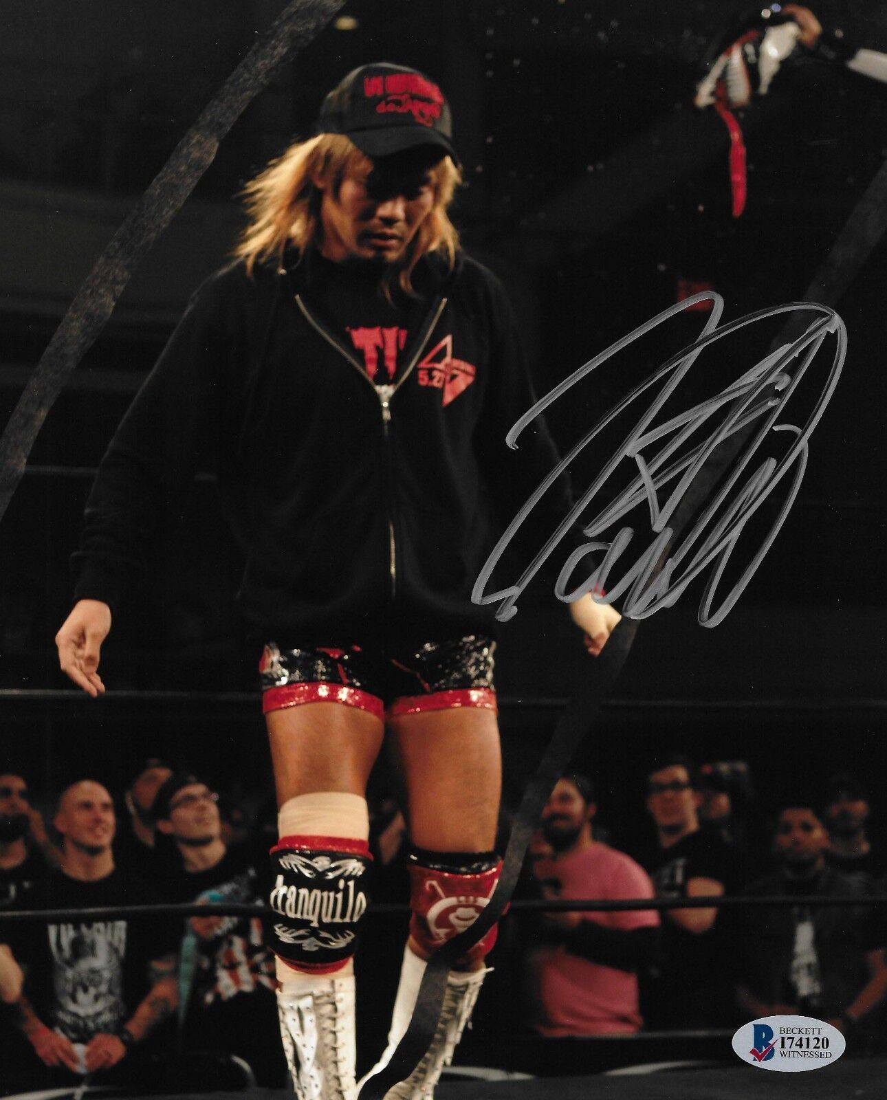 Tetsuya Naito Signed 8x10 Photo Poster painting BAS COA New Japan Pro Wrestling CMLL ROH Picture