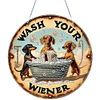Diamond Painting Hot Dog Dachshund Hanging Pendant Window Decor