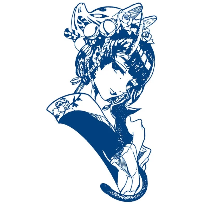 Semi-permanent Waterproof Temporary Tattoo Sexy flowers Body Art Tattoo Sticker Full Fake Tatoo Women Men