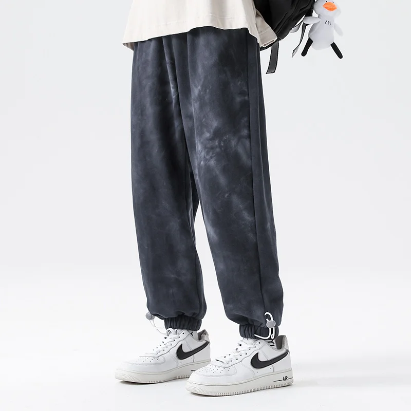 Aonga Sweatpants For Man 100%Cotton Camouflage Printing Drawstring Casual Trousers Outdoor Basic Loose Jogging Pants Spring Knit Pants aonga