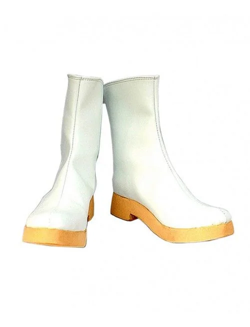 Vocaloid Rin Cosplay Boots White Shoes